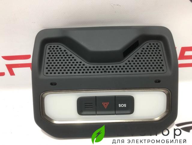 консоль в потолке Rivian R1T 1 поколение 2022, PT00028143-01, PT00001317-E, PT00085755-A, PT00001314-X-001 - фото №1