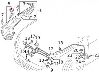 заглушка Audi e-tron 1 поколение 2019, электро, 4KE805700