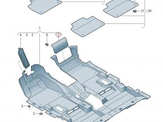 заглушка Audi e-tron 1 поколение 2019, электро, 4KE864229