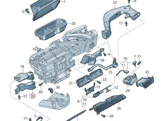 воздуховод Audi e-tron 1 поколение 2019, электро, 4KL819151